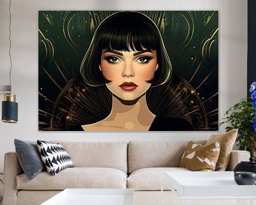 Art Deco dream in green by Skyfall
