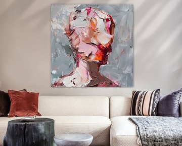 Abstracte portretstudie van Poster Art Shop