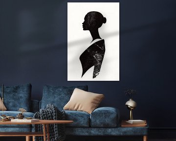 Elegance in the silhouette by Poster Art Shop