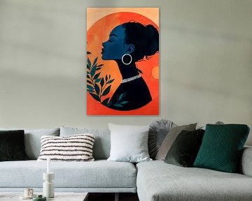 Elegantie tegen het licht van Poster Art Shop