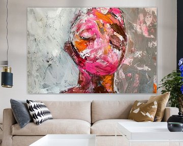 Het gezicht van emoties van Poster Art Shop