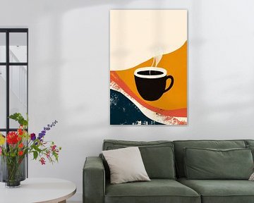 Koffiegenot in een stijlvol ontwerp van Poster Art Shop