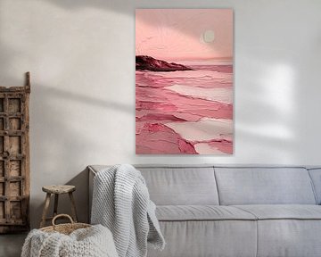 Hemelse zonsondergang aan zee van Poster Art Shop