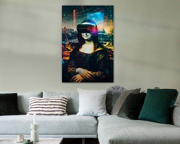 Mona Lisa in het digitale tijdperk van Poster Art Shop