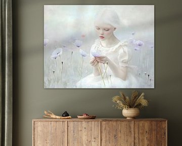 Delicate poppy girl by Heike Hultsch