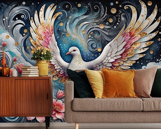 Example of the artwork in a room