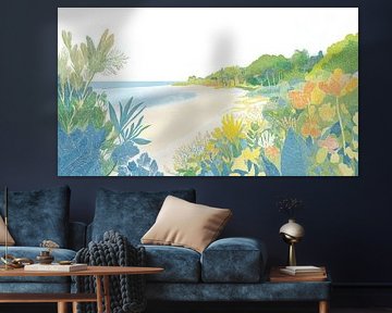 Zon,zee en strand van Imagine
