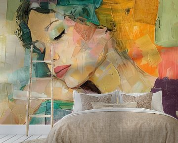 painterly female portrait