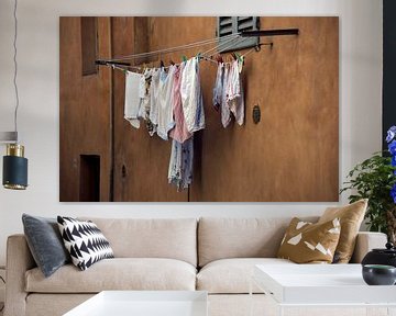 Clothesline in Italy by Regina Elise