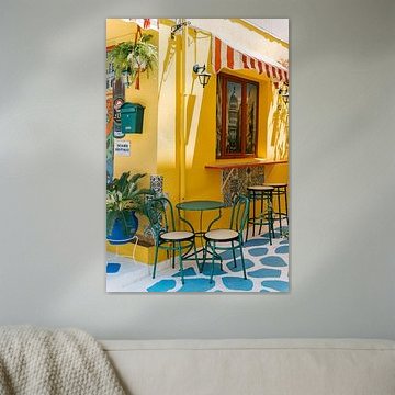 Vue d'été sur une île grecque - Lefkas