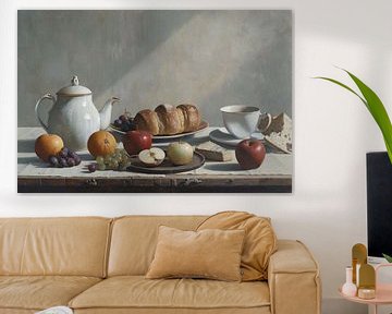 Nature morte - First Light Breakfast Tale sur Caprices d'Art