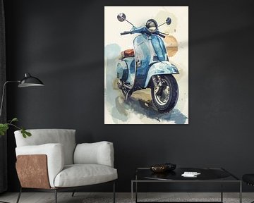 Retro Vespa van Lae
