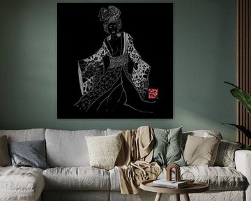 geisha danse sur Péchane Sumie