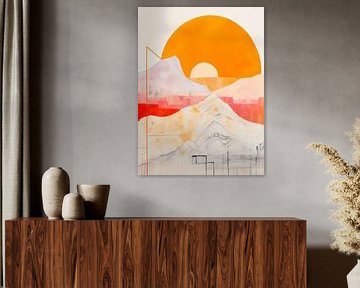 'Sonnenaufgang' Stil Abstrakt