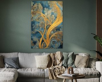 Magische Gouden Wervelingen van Whale & Sons