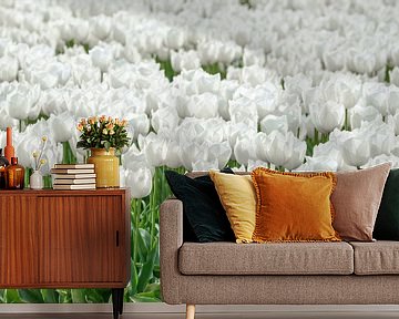 White Tulips by Sjoerd van der Wal Photography