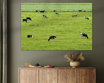 Grazende koeien van Sjoerd van der Wal