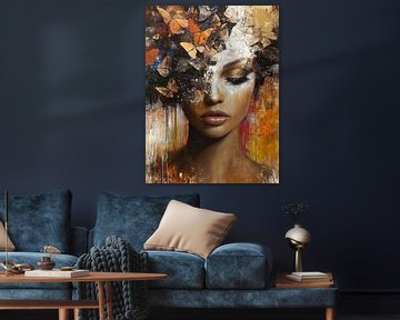 Vlinderdroom van Your unique art