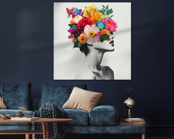De bloeiende pracht van fantasie van Poster Art Shop