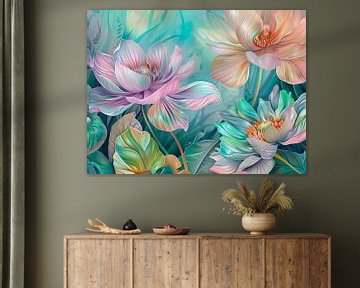 zachte dromende bloemen van haroulita