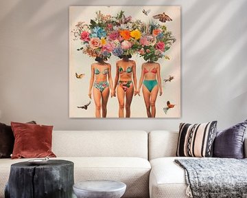 Bloemenmagie en vrijheid van Poster Art Shop