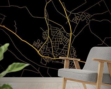 Rhenen Stadsplattegrond Modern Zwartgoud