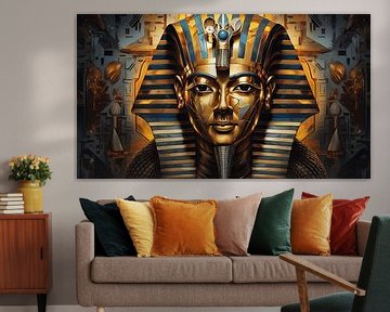 Tutankhamun mask of the ancient Egyptian king by Animaflora PicsStock
