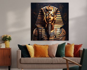 Toetanchamonmasker van de oude Egyptische koning