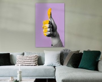 Daumen hoch für gute Laune von Poster Art Shop