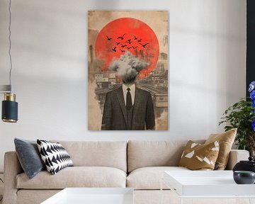 De man zonder gedachten van Poster Art Shop