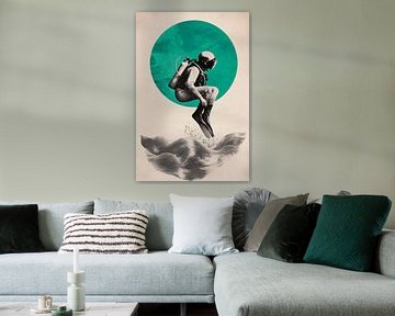 Een sprong in het onbekende van Poster Art Shop