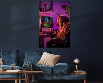 Gamen met dierenstijl van Poster Art Shop