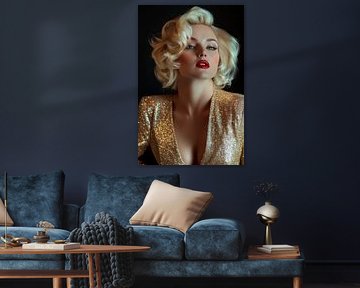 Glamorous beauty in the spotlight by Poster Art Shop