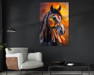 Kracht en schoonheid van het paard van Poster Art Shop