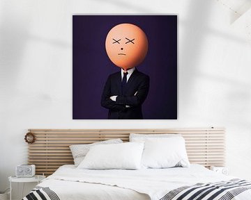 Balle de tête : le costard sérieux sur Poster Art Shop
