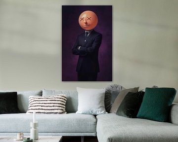 Fusion créative de l'homme et de l'art sur Poster Art Shop
