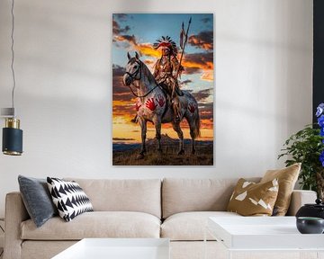 Warriors of the setting sun by Poster Art Shop