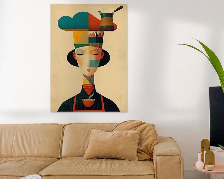 Example of the artwork in a room