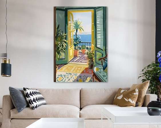 Example of the artwork in a room