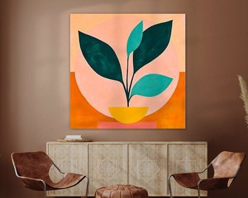 Plant love in a colourful design by Poster Art Shop