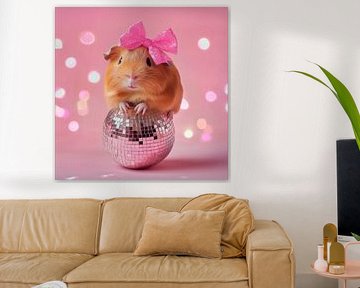 Varkens op het discobal