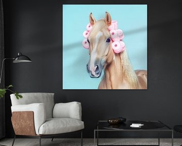 Leuke styling voor een paard van Poster Art Shop