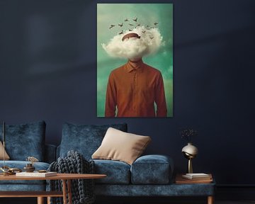 Dromerige wereld van gedachten van Poster Art Shop
