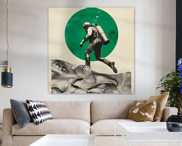 Duikers in de cirkel van het leven van Poster Art Shop