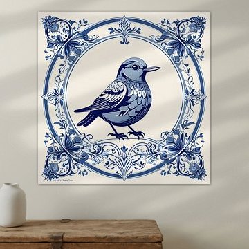 Delft Blue Bird