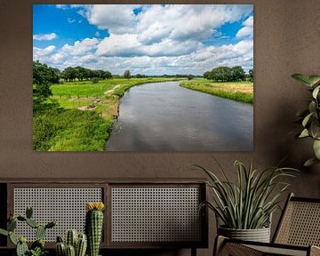 Groene omgeving aan het Dortmund Ems kanaal van Werner Lerooy