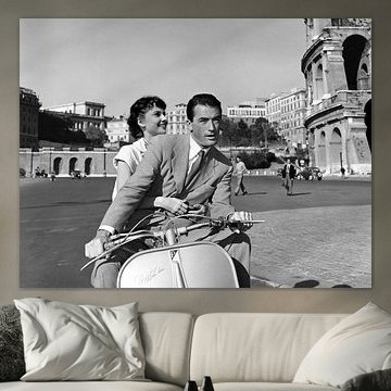 Roman Holiday, 1953 (b/w photo) by Bridgeman Images