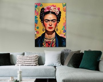 Frida Poster - Frida Kunstdruk van Niklas Maximilian