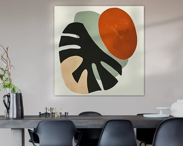 Abstract shapes and colours harmonise by Poster Art Shop