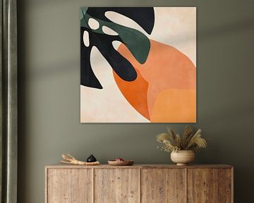 Abstracte vormen en kleuren van Poster Art Shop